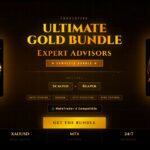 FxGoldFire presents an Ultimate Gold Bundle with Scalper and Reaper Expert Advisors for XAUUSD gold trading on MetaTrader 4 in a black and gold design.